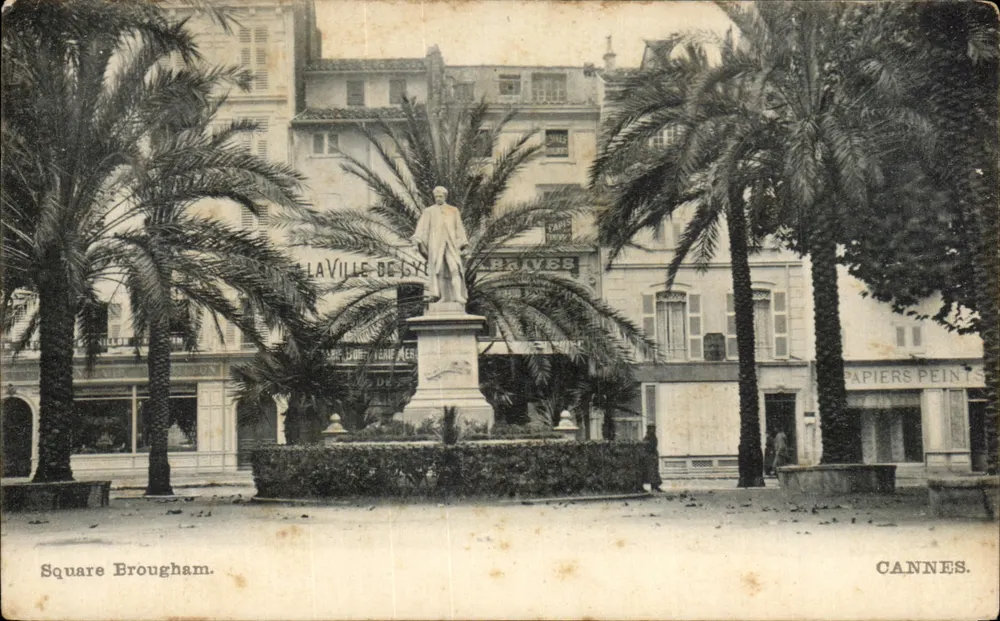 Praça Brougham — Cannes — editor desconhecido, número de série não visível - Frente