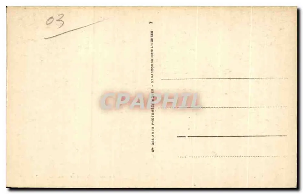 Vichy — Neues Badehaus der 2. Klasse — Photoméca - Rückseite