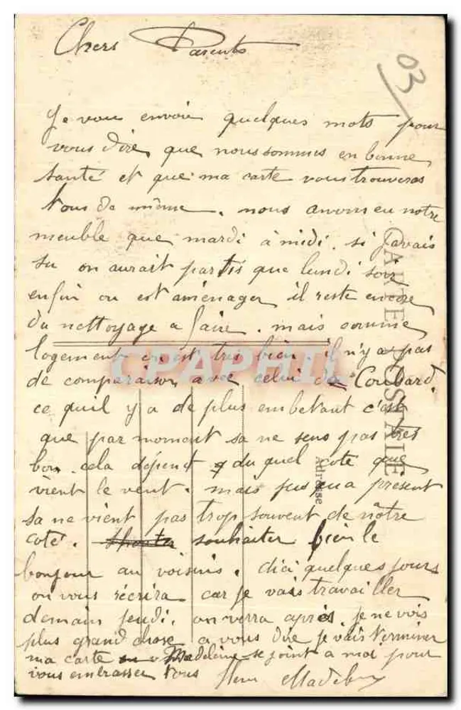 Nérès-les-Bains (Allier) — Nérès, capitala das Gaules — editor desconhecido, n° 89 - Verso