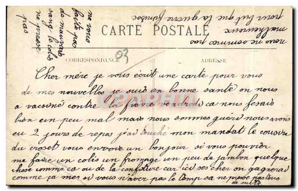 Montluçon — Kasernen RICHEMONT — Eingang und allgemeine Ansicht, herausgegeben von L. Montluçon, n° 388 - Rückseite
