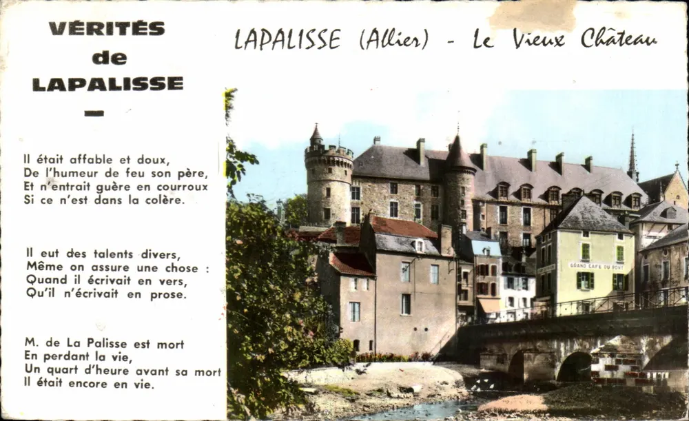 Lapalisse (Allier) - Das alte Schloss — Vérités de Lapalisse, Verlag Combier - Vorderseite