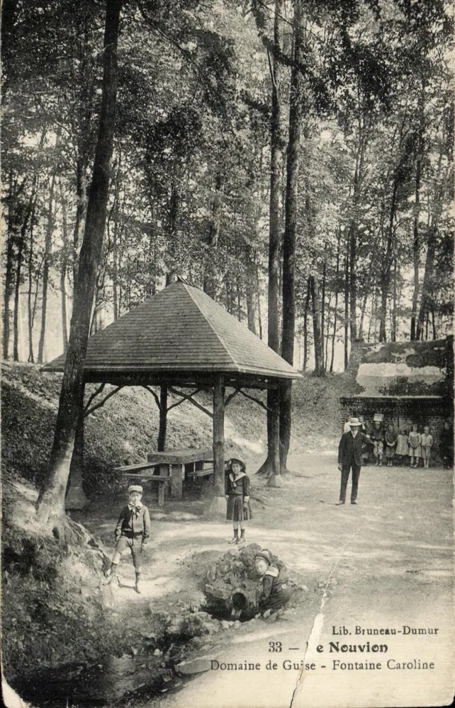 Fontaine Caroline — Domaine de Guise — Lib. Bruneau-Dumur n°33 - Vorderseite
