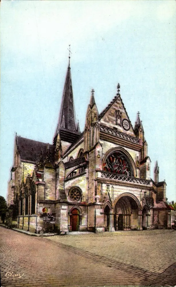 Liesse (Aisne) — Allgemeiner Blick auf die Basilika Notre-Dame — Imp. CIM - Vorderseite