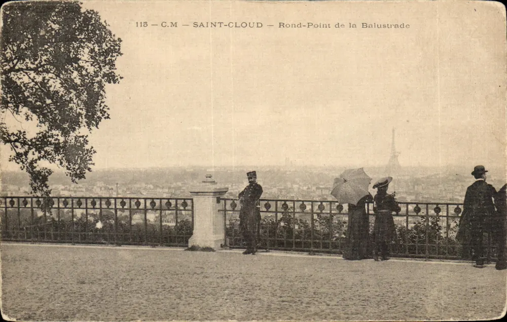 Saint-Cloud — Rond-Point de la Balustrade — C.M. n°113 - Vorderseite
