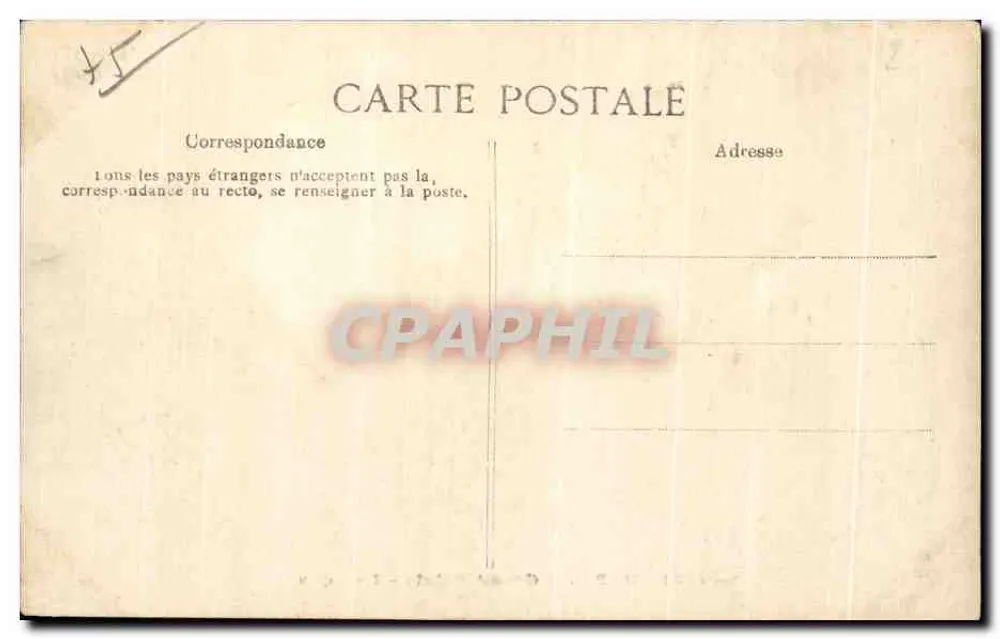 PARIS — Grand Palais — O Square — B.D. n°4151 - Verso