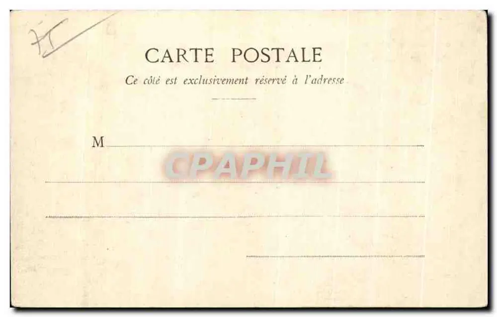 Paris - Lago do Champ de Mars — n°428 — editor não identificado - Verso