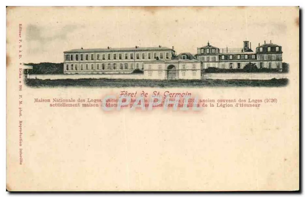 Nationale Haus der Loges — Wald von St Germain — Verlag T. S. A. D. + 996 - Vorderseite