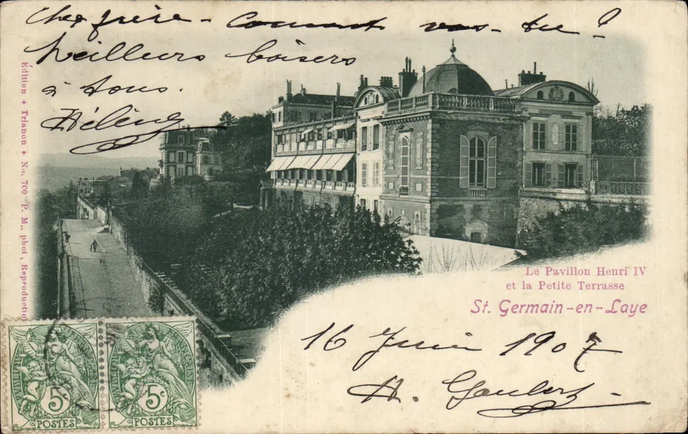 Der Pavillon Henri IV und die kleine Terrasse — St. Germain-en-Laye — Édition Téhannon, Nr. 700 - Vorderseite