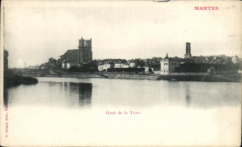 Mantes — Margem da Torre — R. Girard, fot., Mantes - Frente