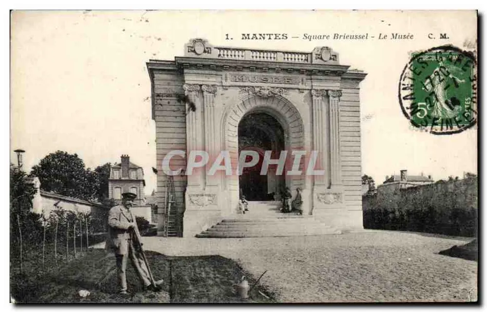 Mantes - Square Brieussel - Das Museum — C.M. Künstleredition - Vorderseite