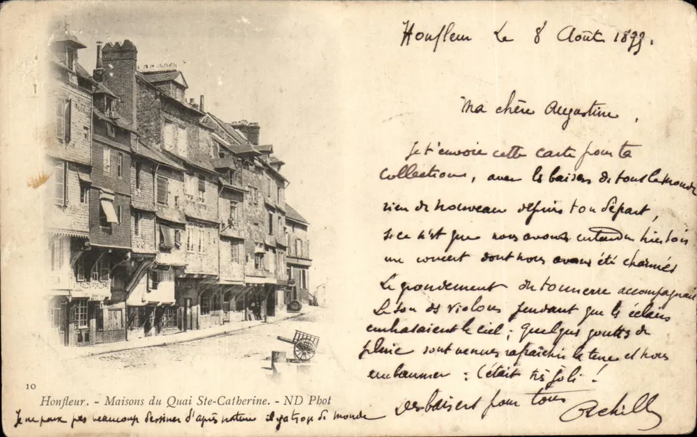 Honfleur — Maisons du Quai Ste-Catherine — ND Pbot, n°10 - Vorderseite