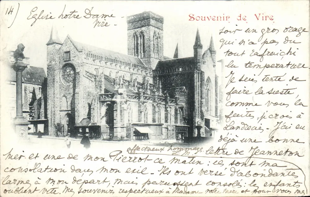 Igreja de Nossa Senhora - Vire — Lembrete de Vire — editor desconhecido, n° 14 - Frente
