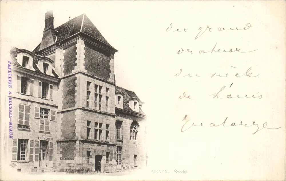 Meaux — Kirche — Verlag Papeterie A. Rousseau-Meaux, Seriennummer nicht sichtbar - Vorderseite