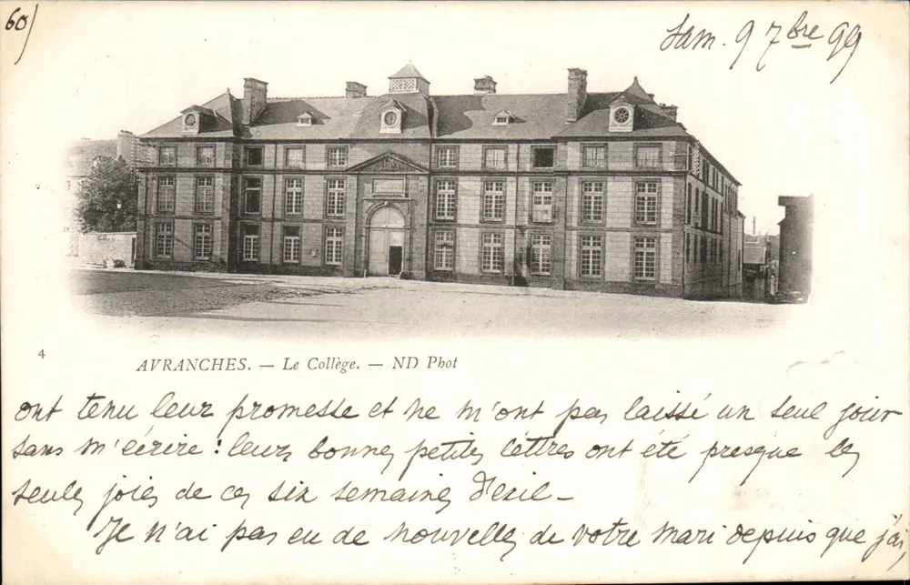 Avranches — O Colégio — ND Phot - Frente