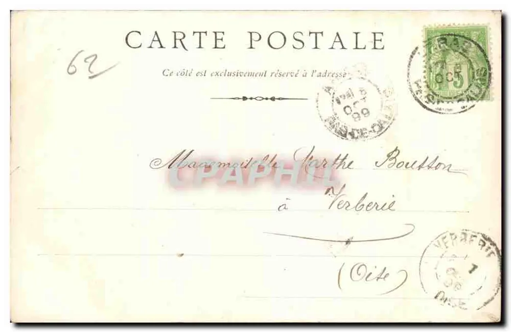 Arras — A Catedral — editor desconhecido, número de série não visível - Verso