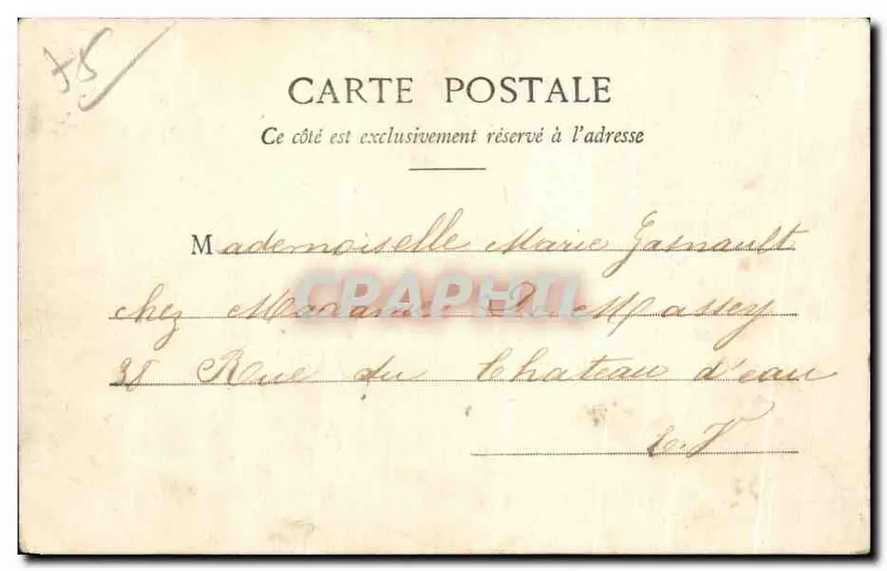 Paris - Buttes Chaumont - Der Kiosk und der See — CPHAPHIL n°384 - Rückseite