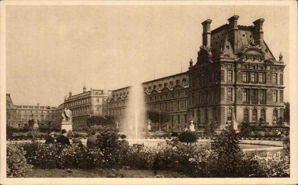 Der Pavillon de Flore im Jardin des Tuileries — Paris — Verlag Les Éditeurs d'Art, n°104 - Vorderseite