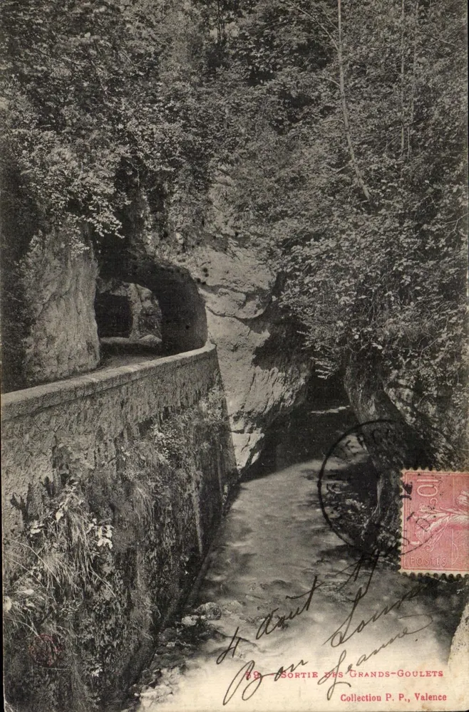 Saída dos Grandes-Goulets — Coleção P. P., Valence - Frente