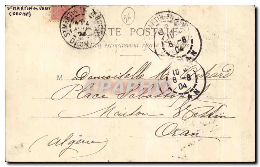 Saída dos Grandes-Goulets — Coleção P. P., Valence - Verso