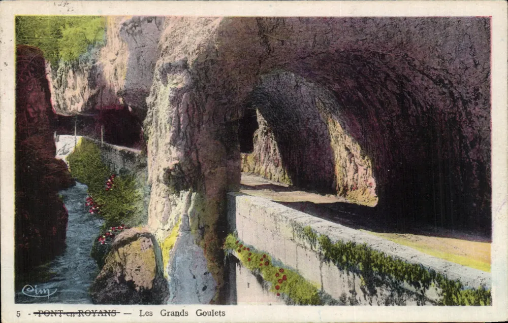 Pont-en-Royans — Os Grandes Goulets — editor Cim, n°5 - Frente