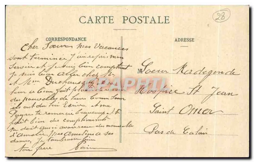 Dreux - Kapelle Saint-Louis - Grabmal von Louis-Philippe - E.P. - Rückseite