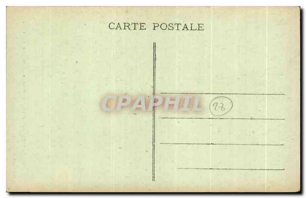 Chartres (E.-et-L.) — Interior da Igreja de São Pedro — G. Foueault, editor, Dreux, n° 256 - Verso