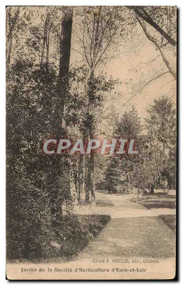 Garten der Gesellschaft für Gartentherapie Eure-et-Loir — Chartres — Cliché F. SOULIE, Verleger, Chartres - Vorderseite