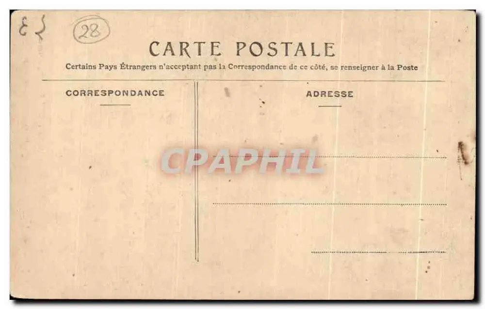 Garten der Gesellschaft für Gartentherapie Eure-et-Loir — Chartres — Cliché F. SOULIE, Verleger, Chartres - Rückseite