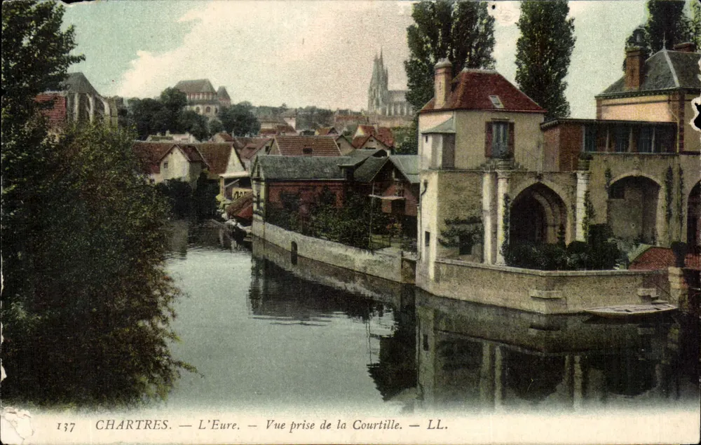 Chartres — L’Eure — Vue prise de la Courtille — LL. — n° 137 - Vorderseite