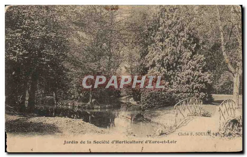 Garten der Gesellschaft für Gartentagebuch Eure-et-Loir — Chiché F. SOULIE, Verleger - Vorderseite