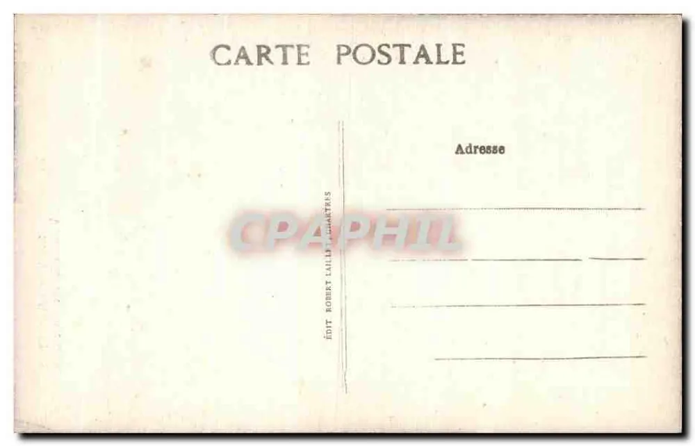 Kathedrale von Chartres — Altes Glockentürmchen und südliche Pfeiler — Verlag Robert Lailly, Chartres - Rückseite