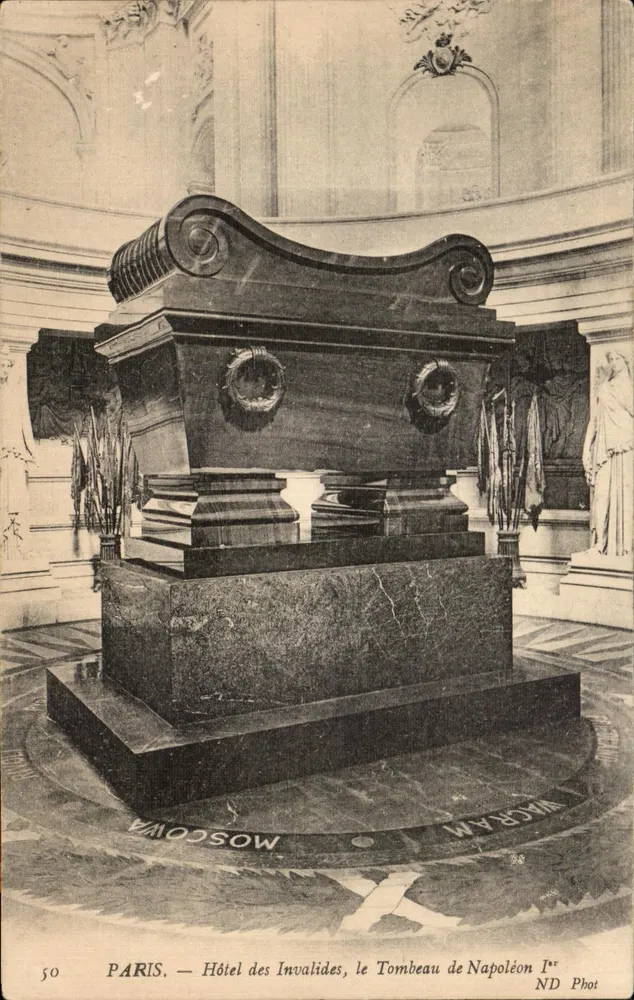Paris — Hotel des Invalides, das Grab von Napoleon I — ND Phot - Vorderseite