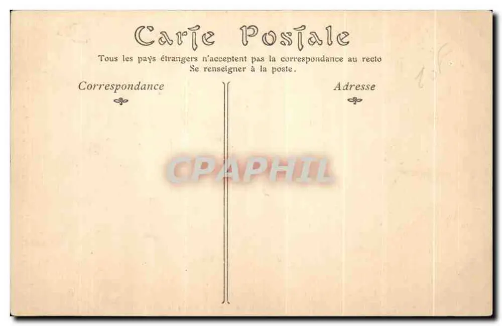 Paris — Hotel des Invalides, das Grab von Napoleon I — ND Phot - Rückseite
