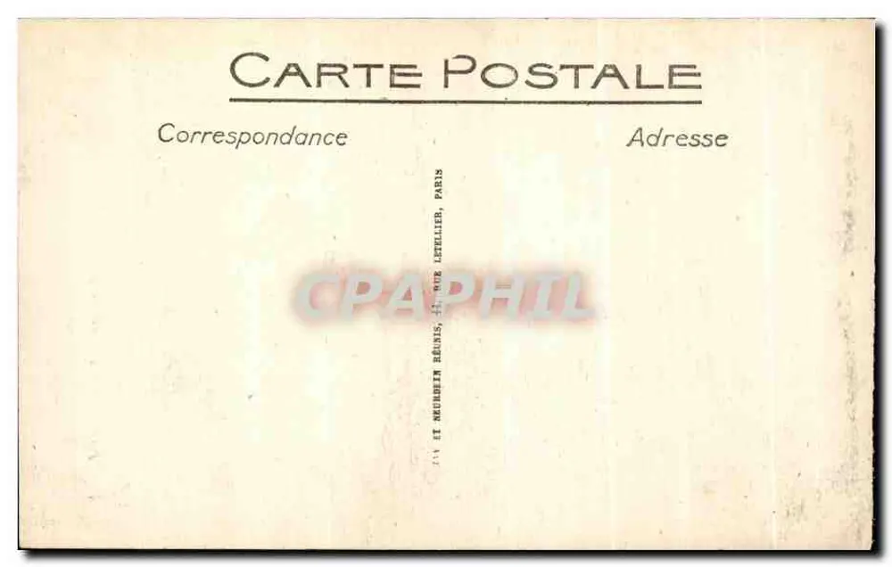 Paris — A Capela Santa — ND - Verso
