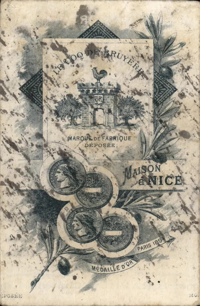 Der Coq de Bruyère — Haus in Nizza — Verlag: Maison à Nice, Paris 1894 - Vorderseite