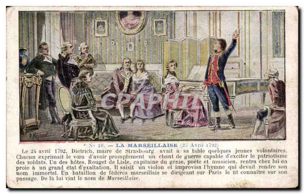 La Marseillaise — Nr. 10 — Verleger P. Légrand - Vorderseite