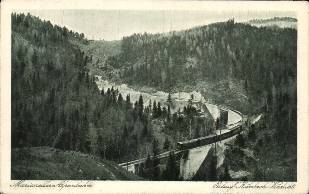 Marianeller Alpenbahn — Erlauf-Kienbach-Viadukt — editor não identificado - Frente