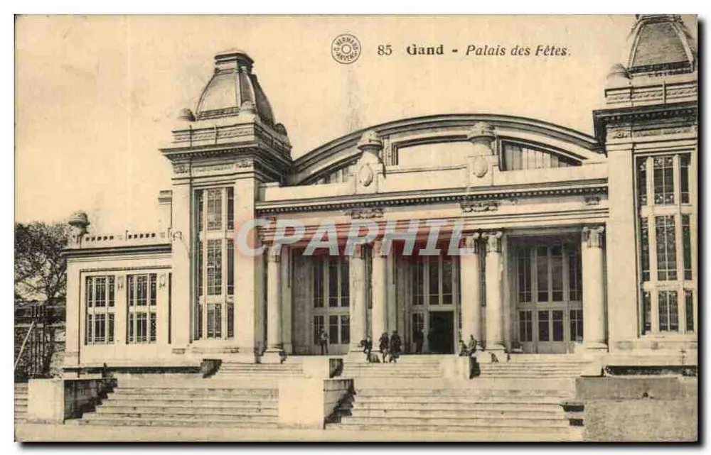 Gand - Palácio das Festas — editor Hermès, n° 85 - Frente