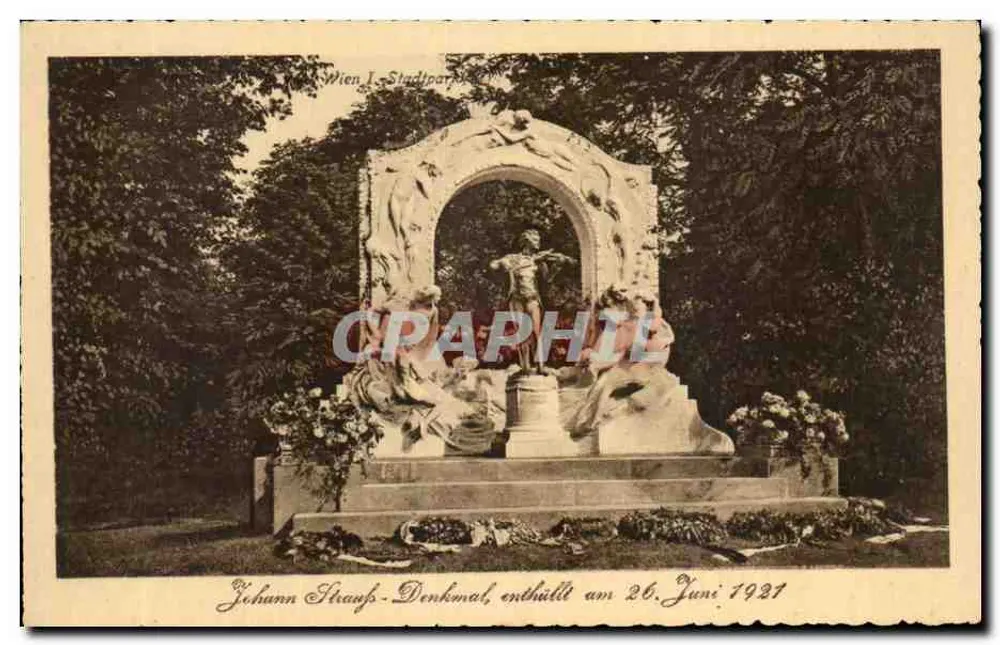Johann Strauss Denkmal — Wien I, Stadtpark — n° 16462 - Vorderseite