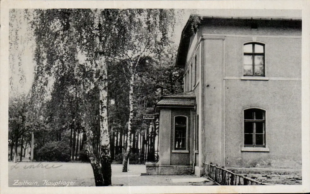 Zeithain, Hauptlager — entrada — Auer & Id-Verlag, Leipzig, n° 010114 - Frente