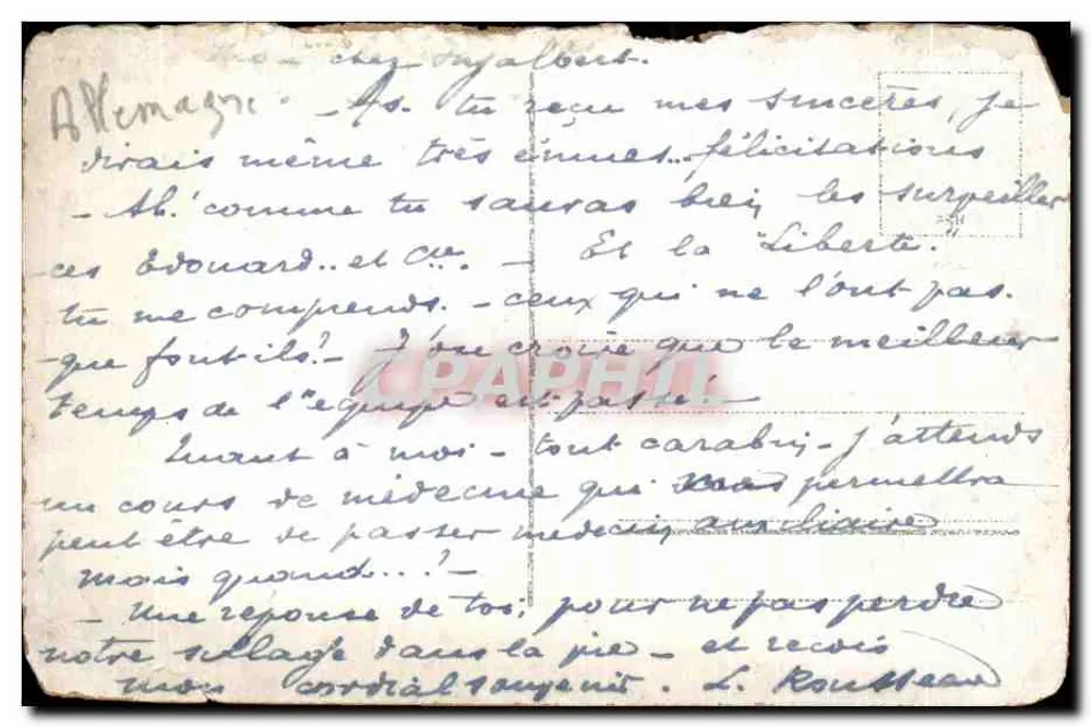 Wiesbaden. Schloß — Hospital Termal Real — editor não identificado, número de série não visível - Verso