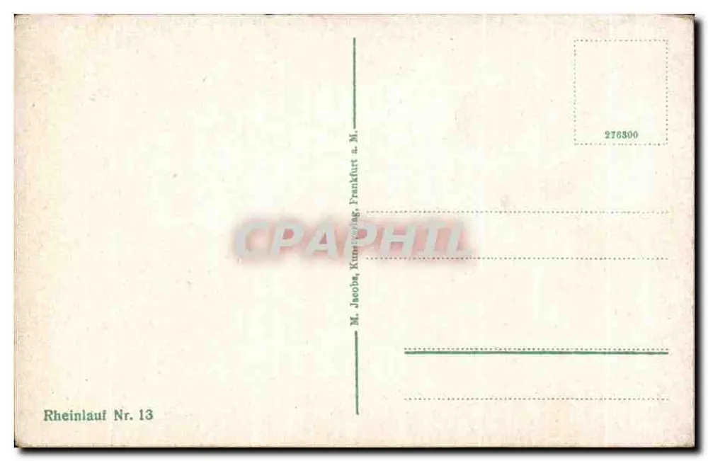 Mainz-Wiesbaden y sus alrededores — vista aérea colorida — M. Jacobi, Kunstverlag, Frankfurt a.M. n° 13 - Reverso