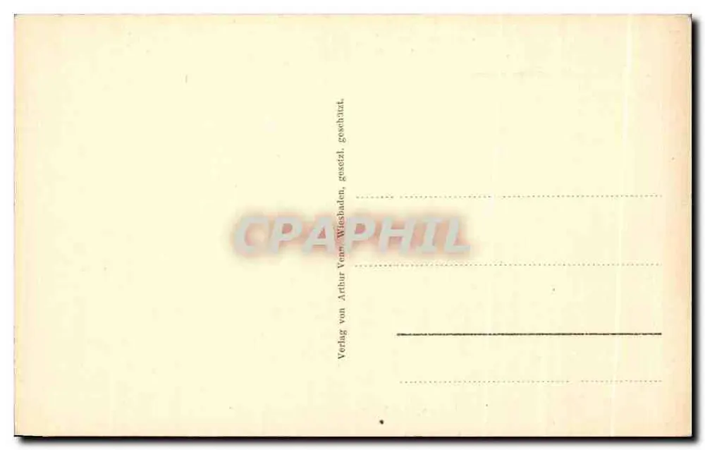 Wiesbaden, Kurhaus — Salas en el Spielssaal — Verlag von Arthur Voss, Wiesbaden - Reverso