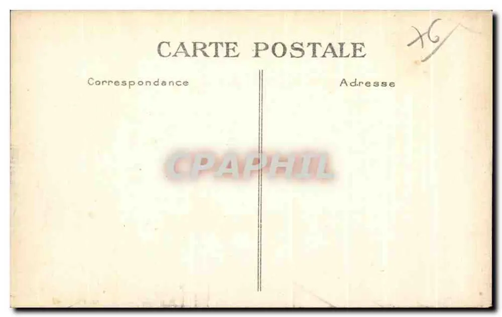 Le Havre — Die Küste, der Kliff und der Strand — G. P. - Rückseite