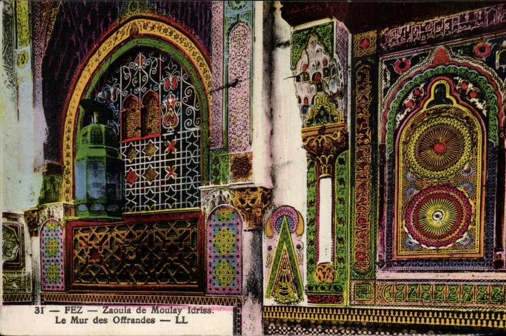 Fez — Zaouïa von Moulay Idriss — Der Mauern der Gaben — LL - Vorderseite