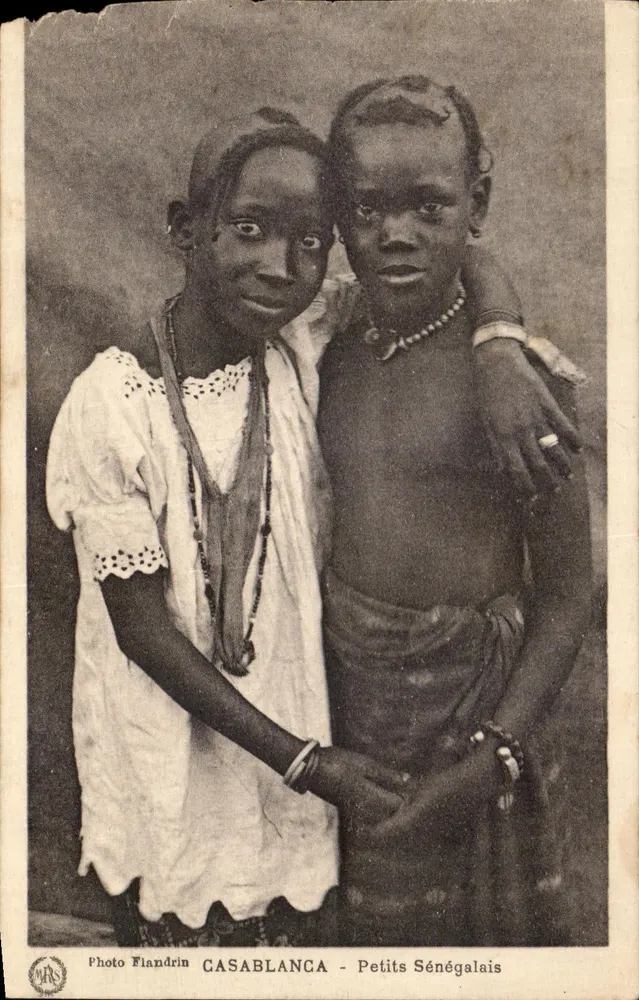 Casablanca — Petits Sénégalais — Photo Flandrin - Frente