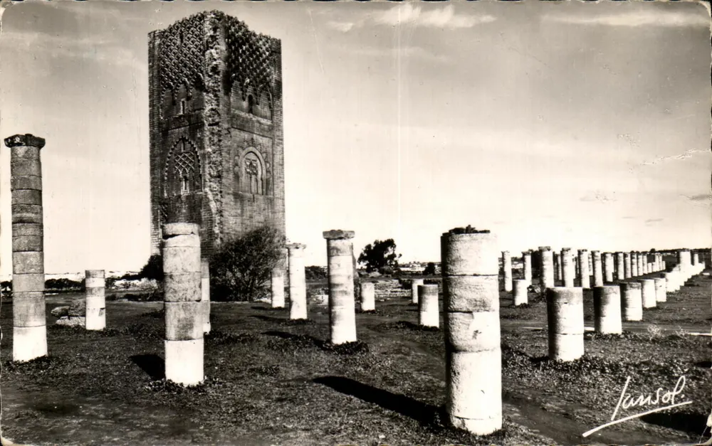 Torre Hassan — Rabat (Marrocos) — Edições Fotográficas LANSOL - Frente