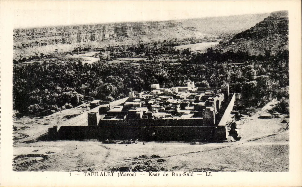 Tafilalet (Marrocos) — Ksar de Bou-Said — LL - Frente