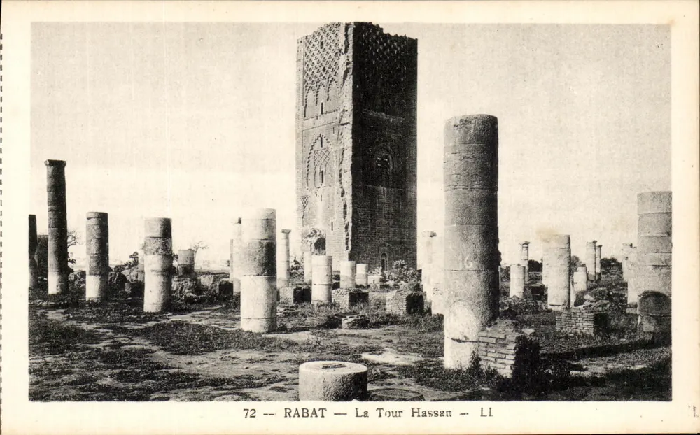 Rabat — La Tour Hassan — 72 — LI - Voorkant