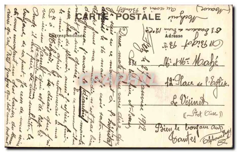 Fès - Oued Fez à Ersef — Edição Niddaou e Arvuline, Fès (Marrocos) - Verso